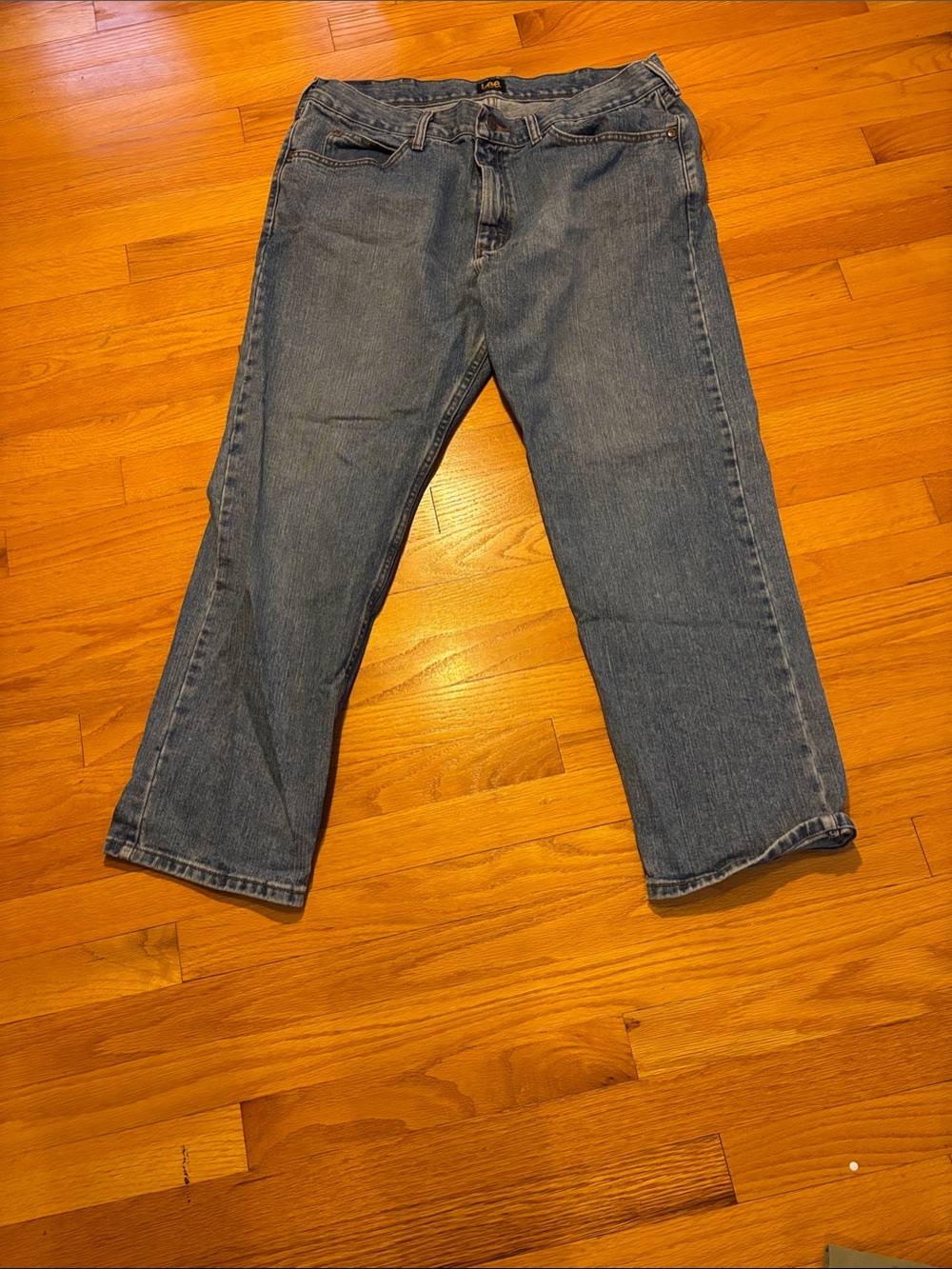 Lee Men's Relaxed Fit Jeans in Medium Blue 38x29